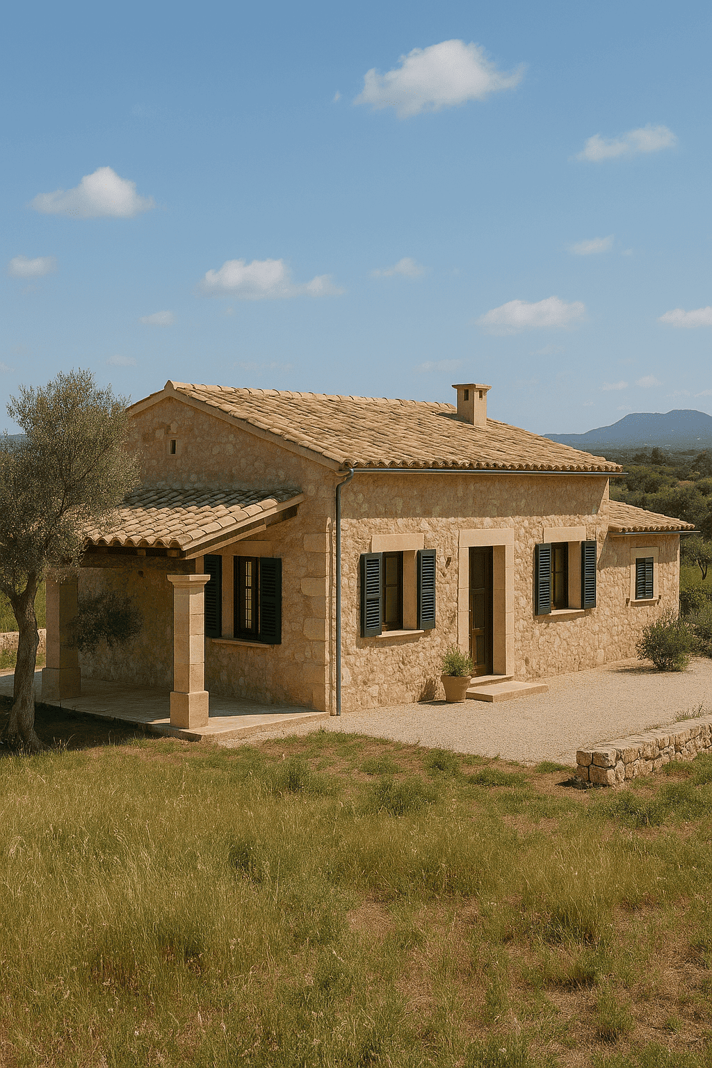 Construcción casa tradicional mallorquina